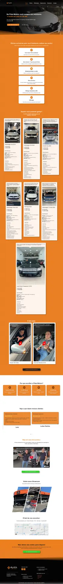 Site da Plata Motors